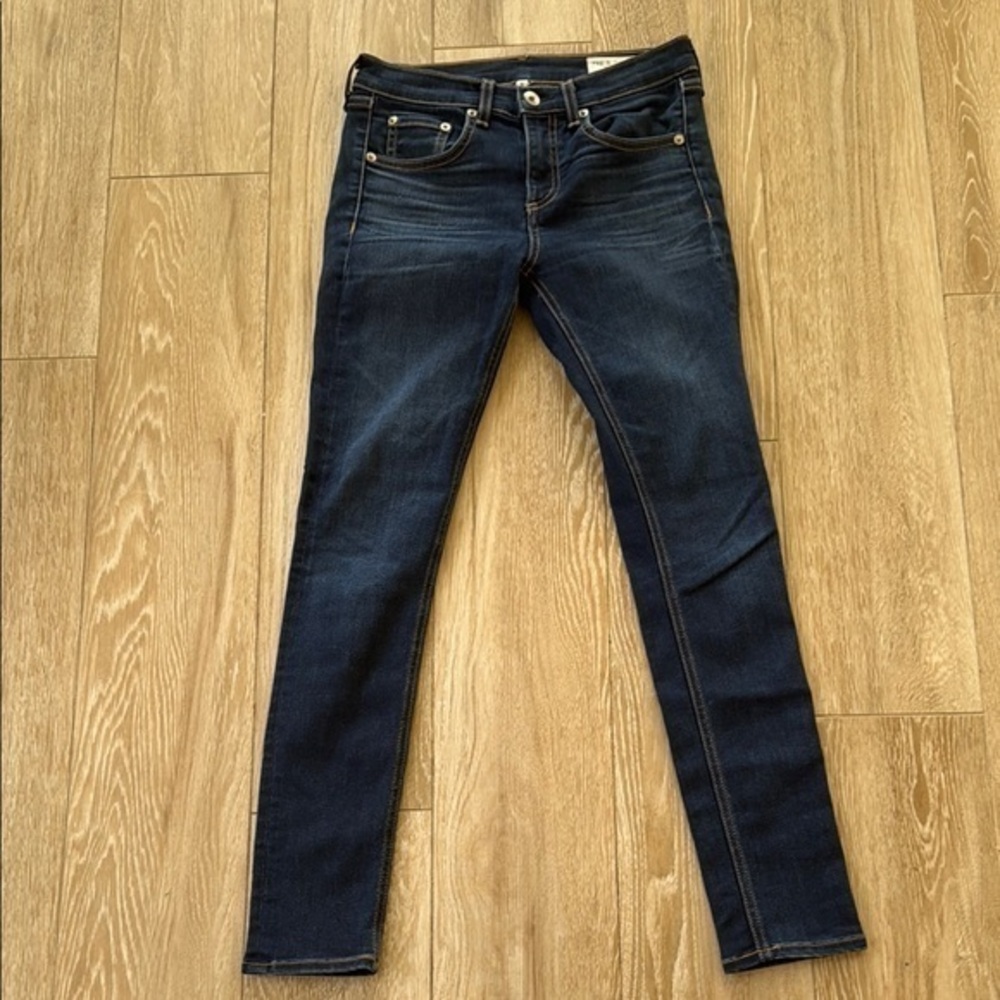 Rag & Bone Ankle Skinny Jeans Bloo Moon 26